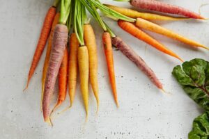 Coloured carrots